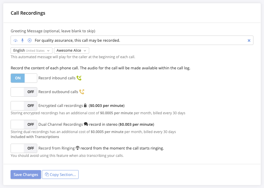 Call Recordings Calltrackingmetrics Help