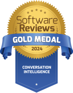 Software Reviews 2024 gold medal for conversation intelligence